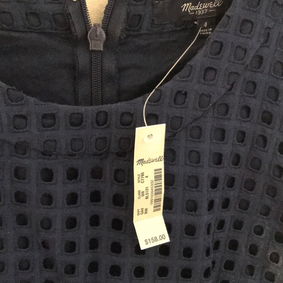 Madewell blue eyelet dress - Picture 3 of 4